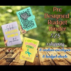 Colorful Budget Binder Set
